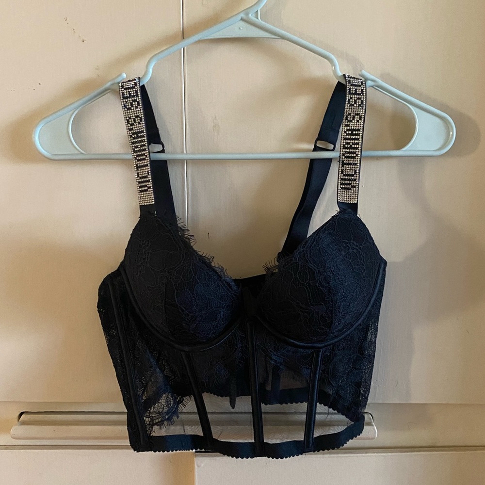 Sexy VS Rhinestone Corset